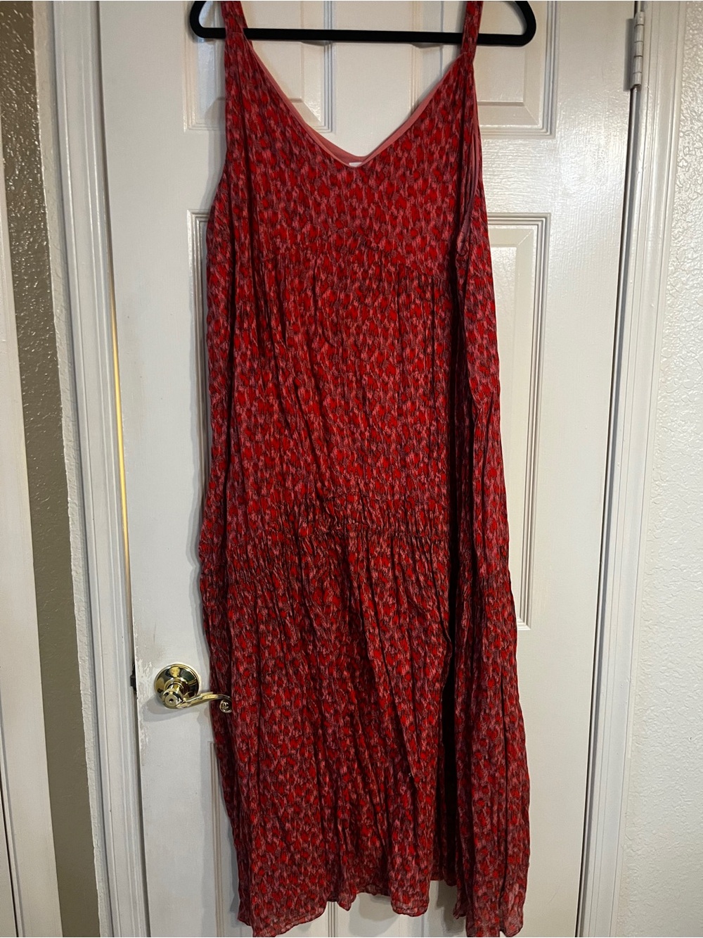 Joie Red Printed Maxi Sundress